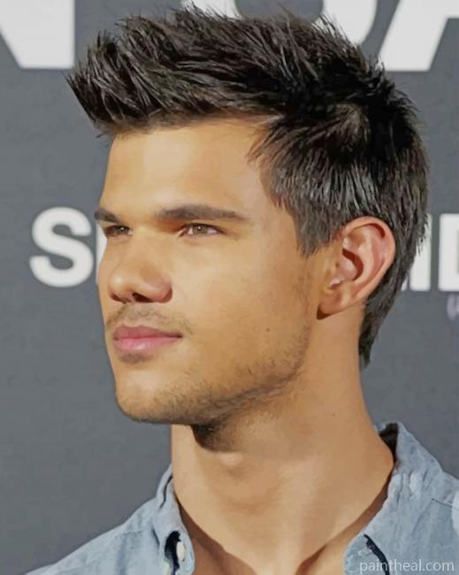 Actor Taylor Lautner Painting By Numbers Kits