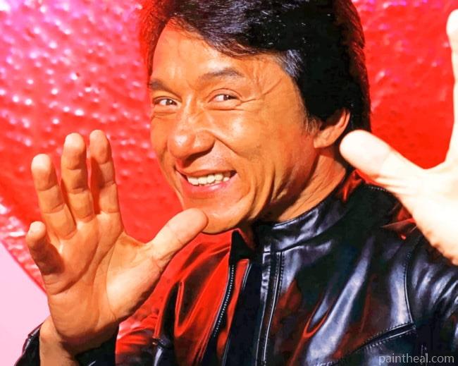 Chinese Actor Jackie Chan Painting By Numbers Kits