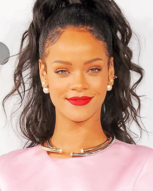 Gorgeous Rihanna Painting By Numbers Kits