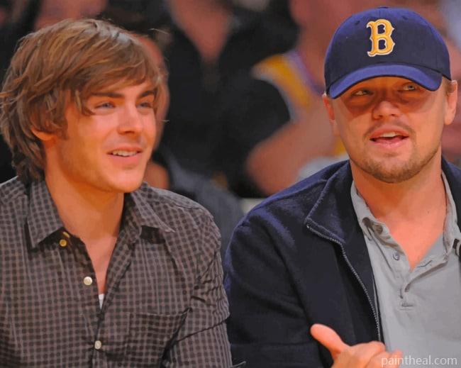 Leonardo Dicaprio And Zac Efron Painting By Numbers Kits