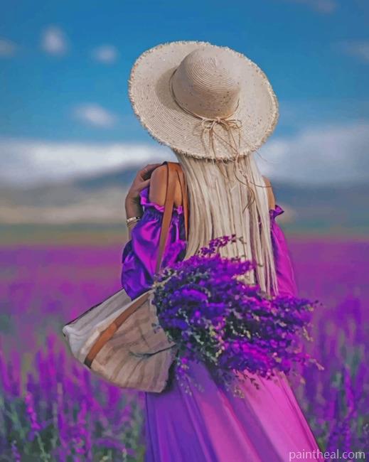 Lavender Lover Painting By Numbers Kits