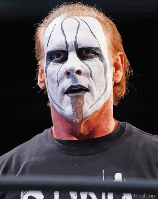 Cool Aew Sting Painting By Numbers Kits