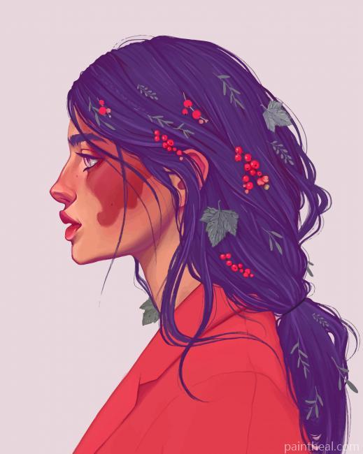 Female Portrait Karina Yashagina Painting By Numbers Kits