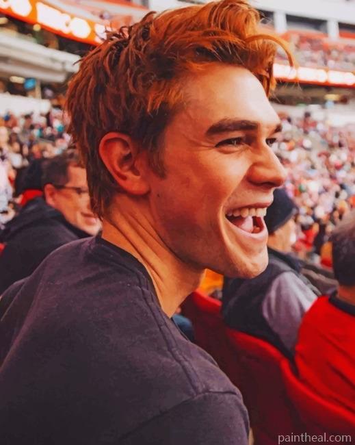 Cute Kj Apa Painting By Numbers Kits