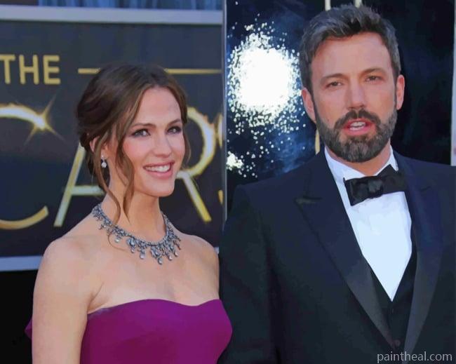 Ben Affleck And Jennifer Garner Painting By Numbers Kits