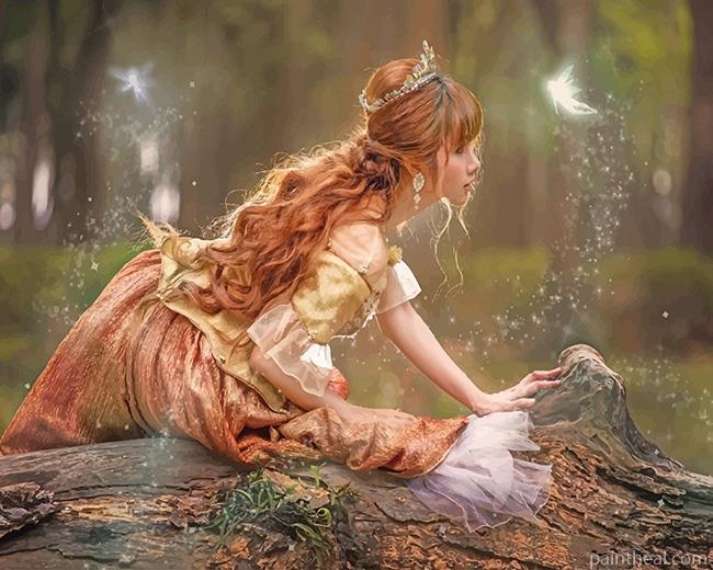 Forest Princess Painting By Numbers Kits