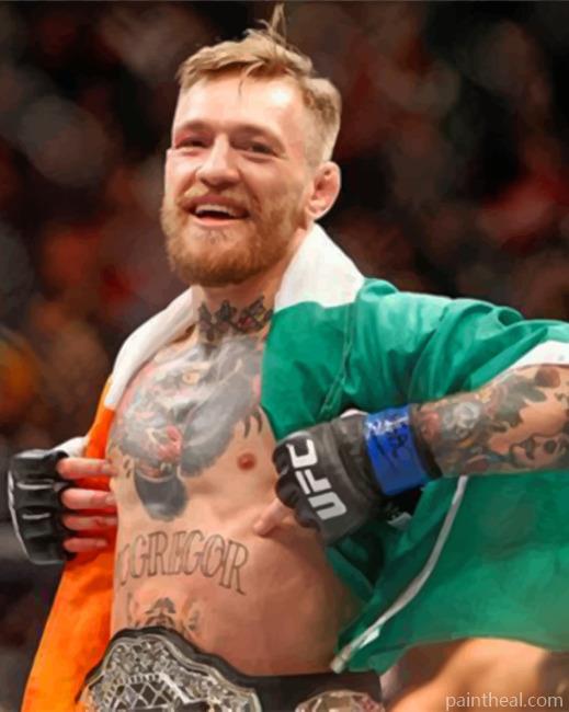 Happy Conor Mcgregor Painting By Numbers Kits