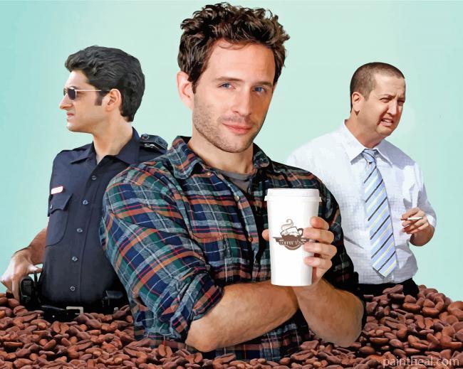 Coffee Town Painting By Numbers Kits