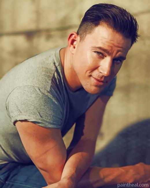 Actor Channing Tatum Painting By Numbers Kits