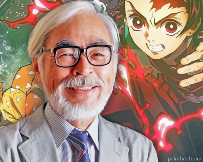 Hayao Miyazaki Kimetsu No Yaiba Painting By Numbers Kits