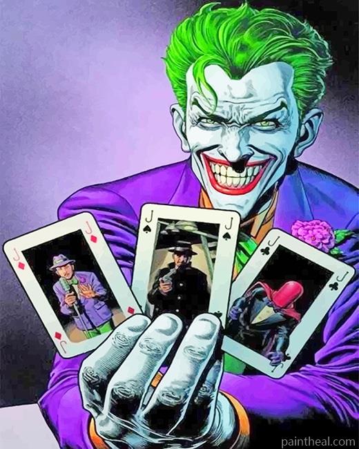 Joker Comic Painting By Numbers Kits
