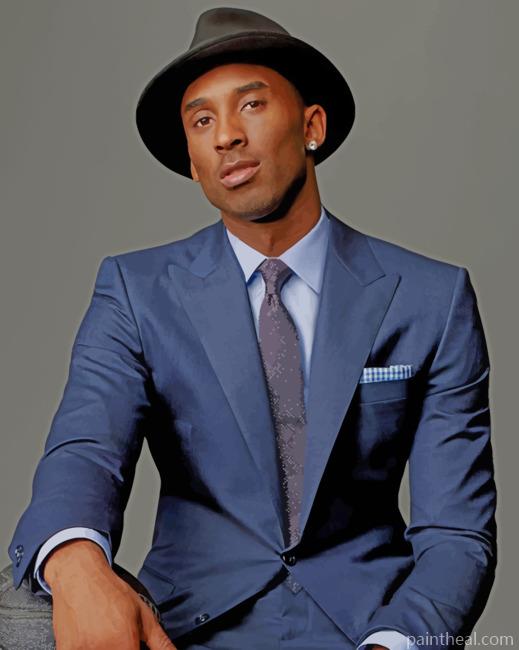 Kobe Bryant In Suit Painting By Numbers Kits