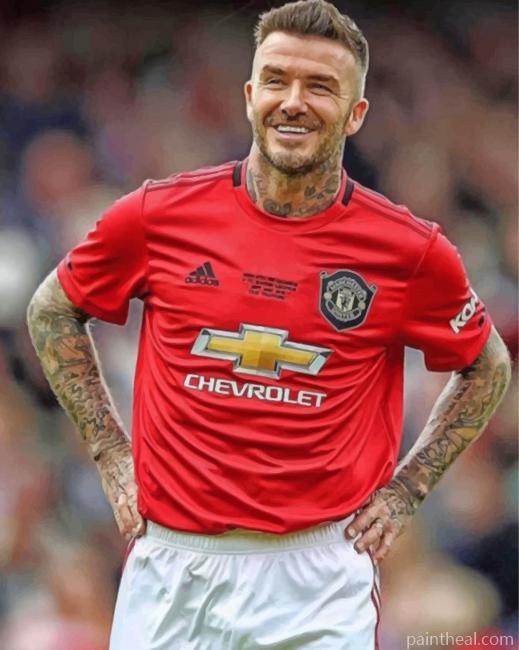 David Beckham Sport Painting By Numbers Kits