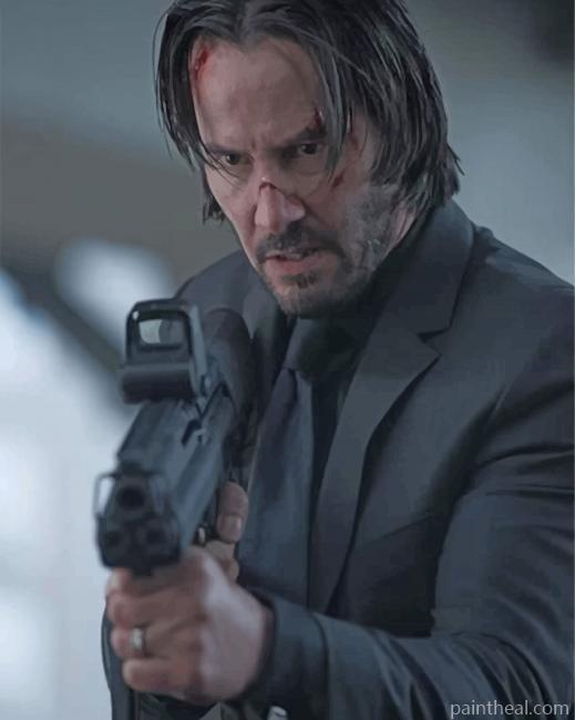 Dangerous John Wick Painting By Numbers Kits