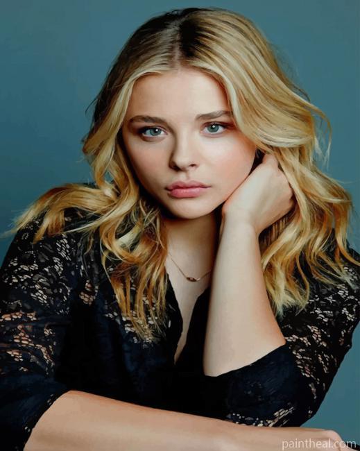 Actress Chloe Grace Painting By Numbers Kits