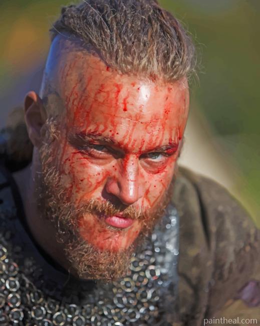 Ragnar Lothbrok Vikings Painting By Numbers Kits
