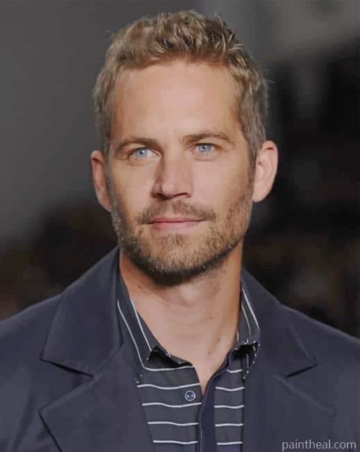 American Actor Paul Walker Painting By Numbers Kits