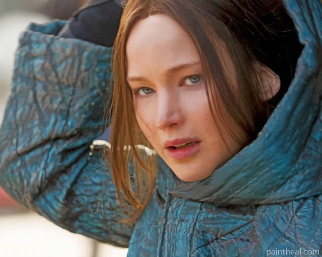 Actress Jennifer Lawrence Painting By Numbers Kits