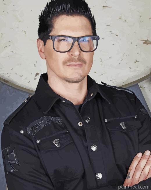 The Ameican Actor Zak Bagans Painting By Numbers Kits