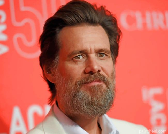 Jim Carrey Grey Beard Painting By Numbers Kits