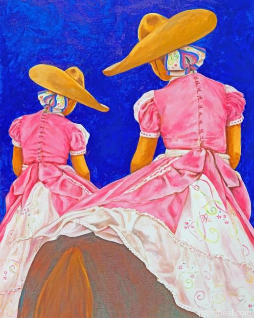Mexican Mother And Child Painting By Numbers Kits