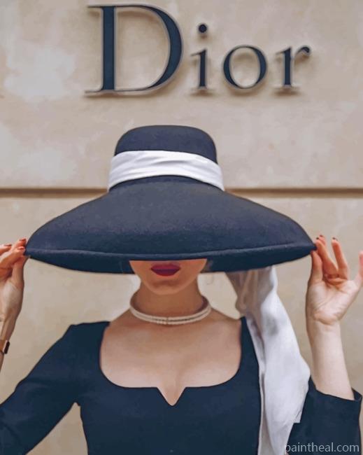 Dior Woman Painting By Numbers Kits