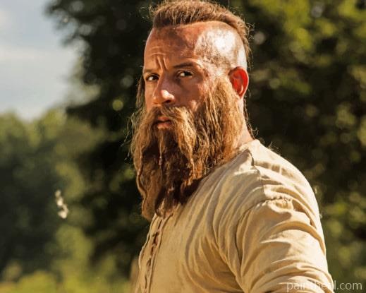Vin Diesel With Beard Painting By Numbers Kits