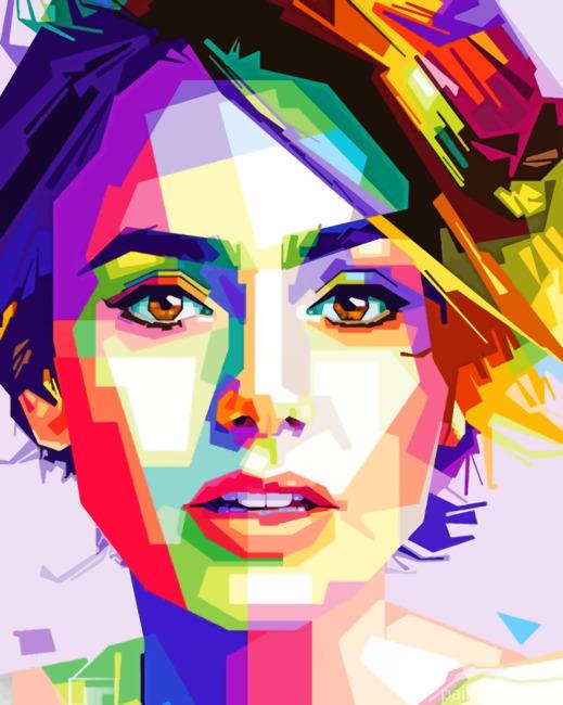 Lily Collins Painting By Numbers Kits
