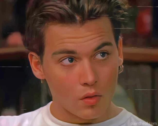 The Actor Johnny Depp Painting By Numbers Kits