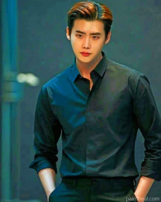 The Actor Lee Jong Suk Painting By Numbers Kits