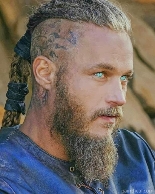 king Ragnar Vikings Painting By Numbers Kits