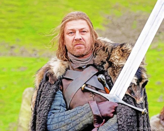 Ned Stark Family Sword Painting By Numbers Kits
