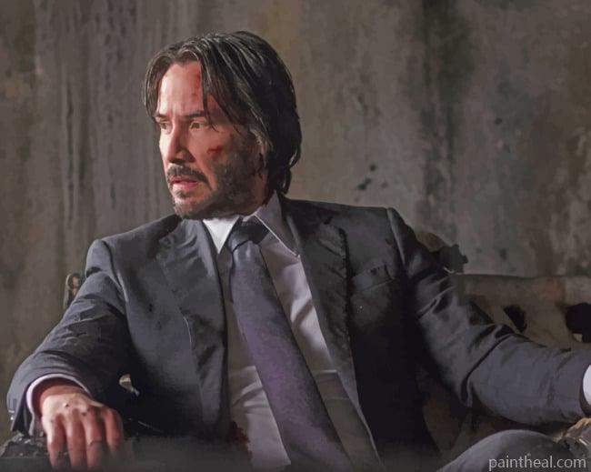 John Wick Movie Painting By Numbers Kits