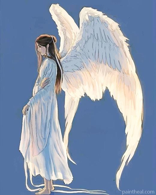 Beautiful Angel Painting By Numbers Kits