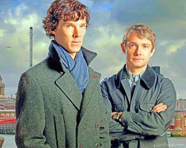 Sherlock Actors Painting By Numbers Kits