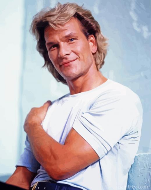 Patrick Swayze Painting By Numbers Kits