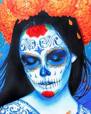 Aesthetic Sugar Skull Woman – 5D Diamond Paintings Painting By Numbers Kits
