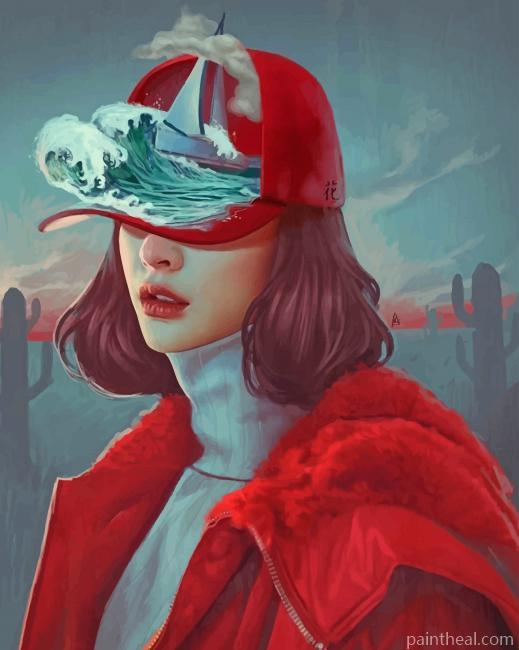 Aykut Aydogdu Ocean Girl Painting By Numbers Kits