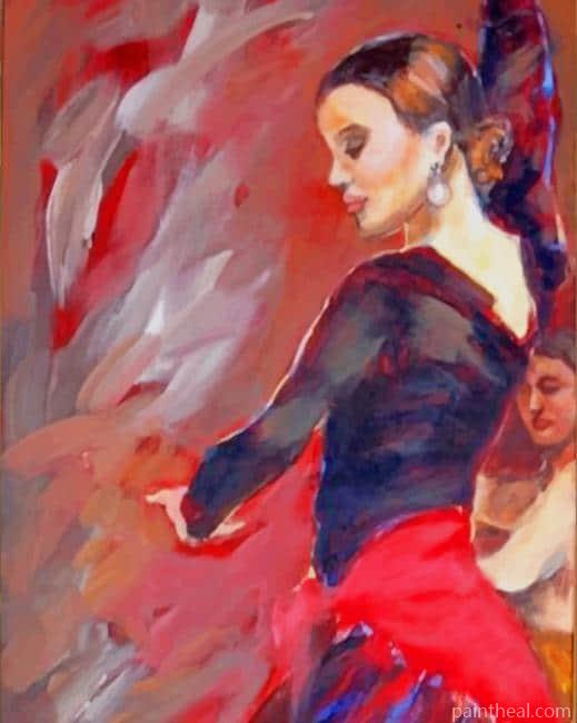 Flamenco Dancer Painting By Numbers Kits