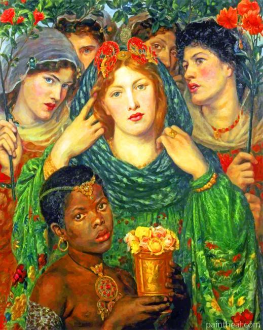 Pre raphaelite The Beloved Painting By Numbers Kits