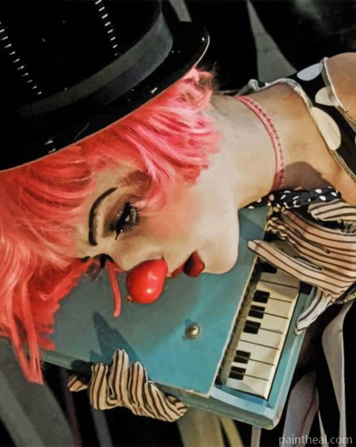 Clown Woman Painting By Numbers Kits