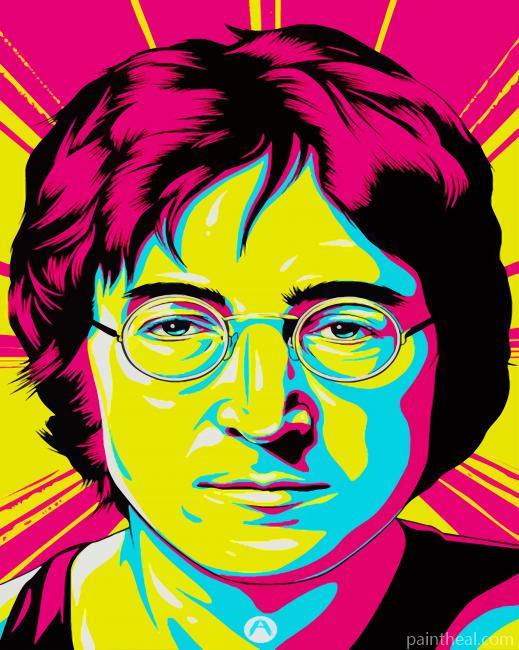 John Lennon Pop Art Painting By Numbers Kits