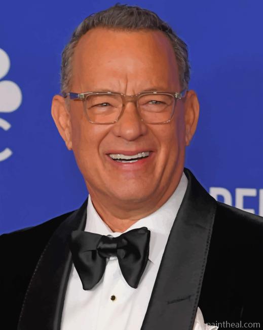 Actor Tom Hanks Painting By Numbers Kits