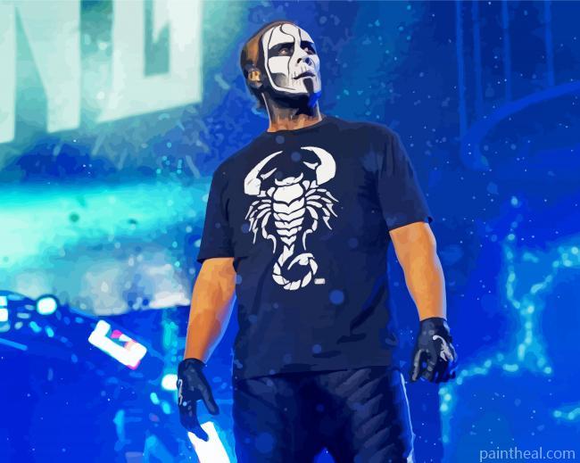 Aew Sting Painting By Numbers Kits
