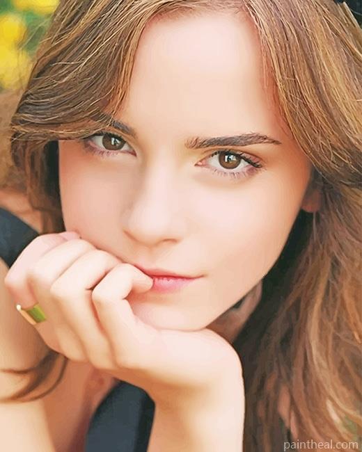 Beautiful Emma Watson Painting By Numbers Kits