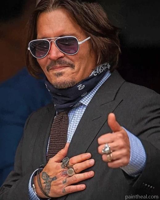 Johnny Deep Painting By Numbers Kits