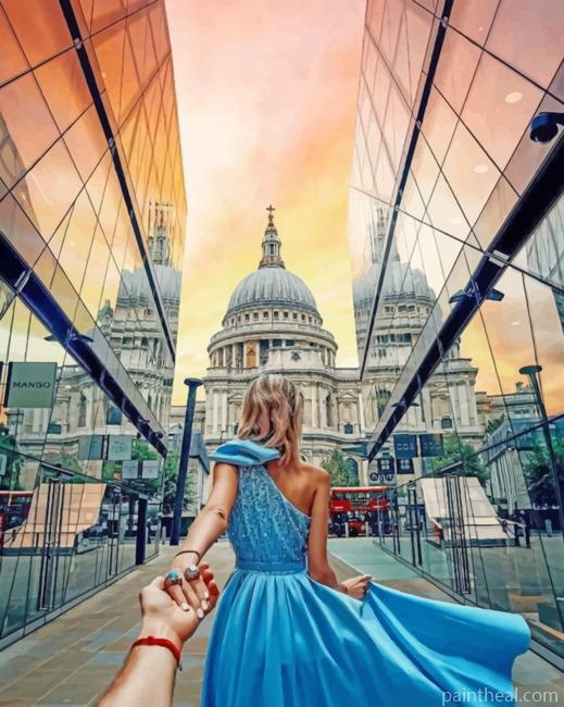 Follow Me To St Paul's Cathedral Painting By Numbers Kits