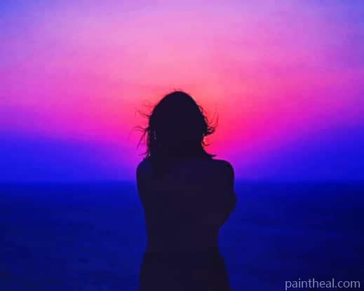 Woman Silhouette Painting By Numbers Kits