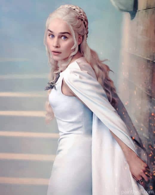 Game Of Thrones Daenerys Painting By Numbers Kits