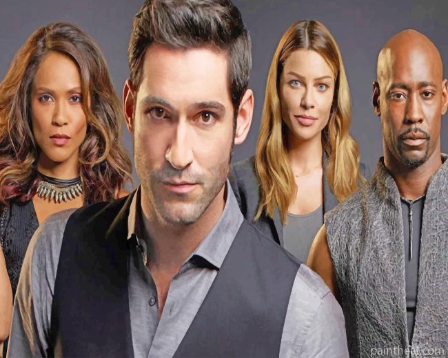 Lucifer Characters Painting By Numbers Kits